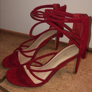 Chinese Laundry Red High Heeled Sandals